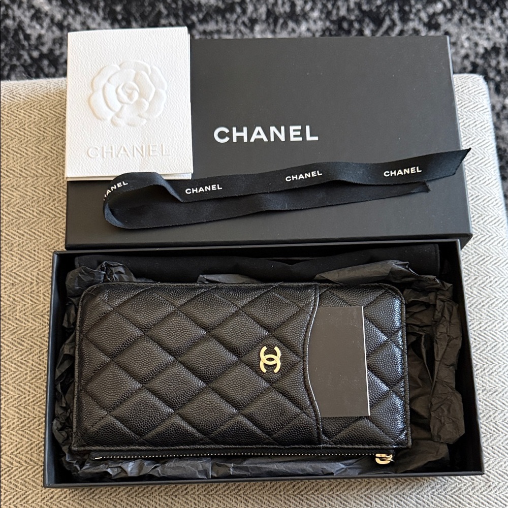 CHANEL long wallet